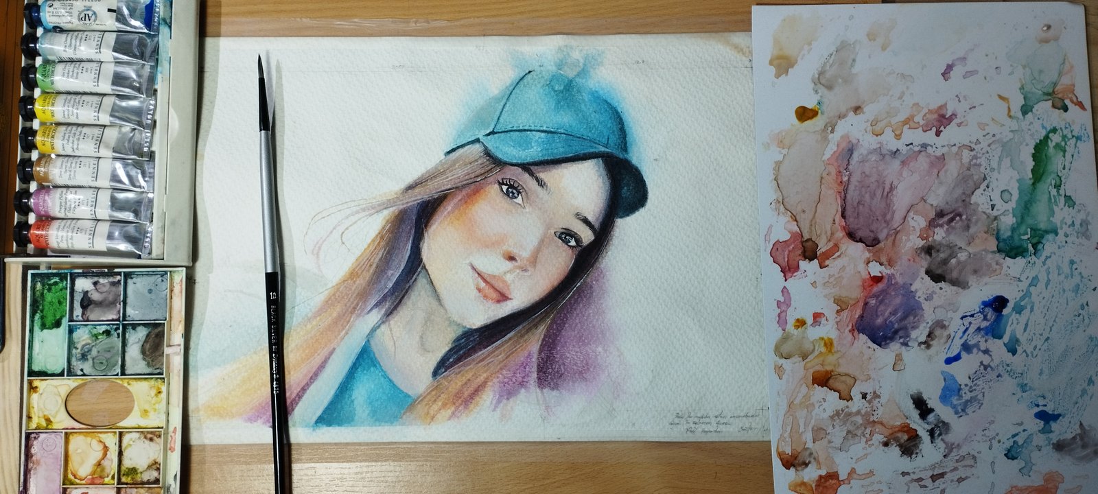 Hyperrealistic concept-art by MAURYARTE — Hyperrealistic concept-art by MAURYARTE — brushstroke texture exploration for acuarela-ella
