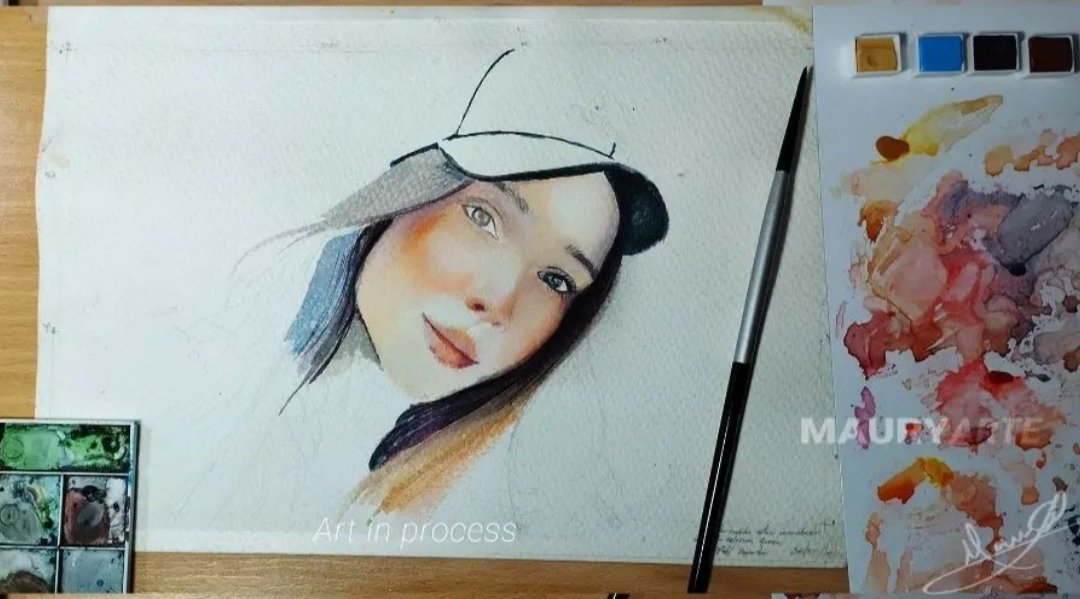 Hyperrealistic concept-art by MAURYARTE — Hyperrealistic concept-art by MAURYARTE — canvas blockout exploration for acuarela-ella