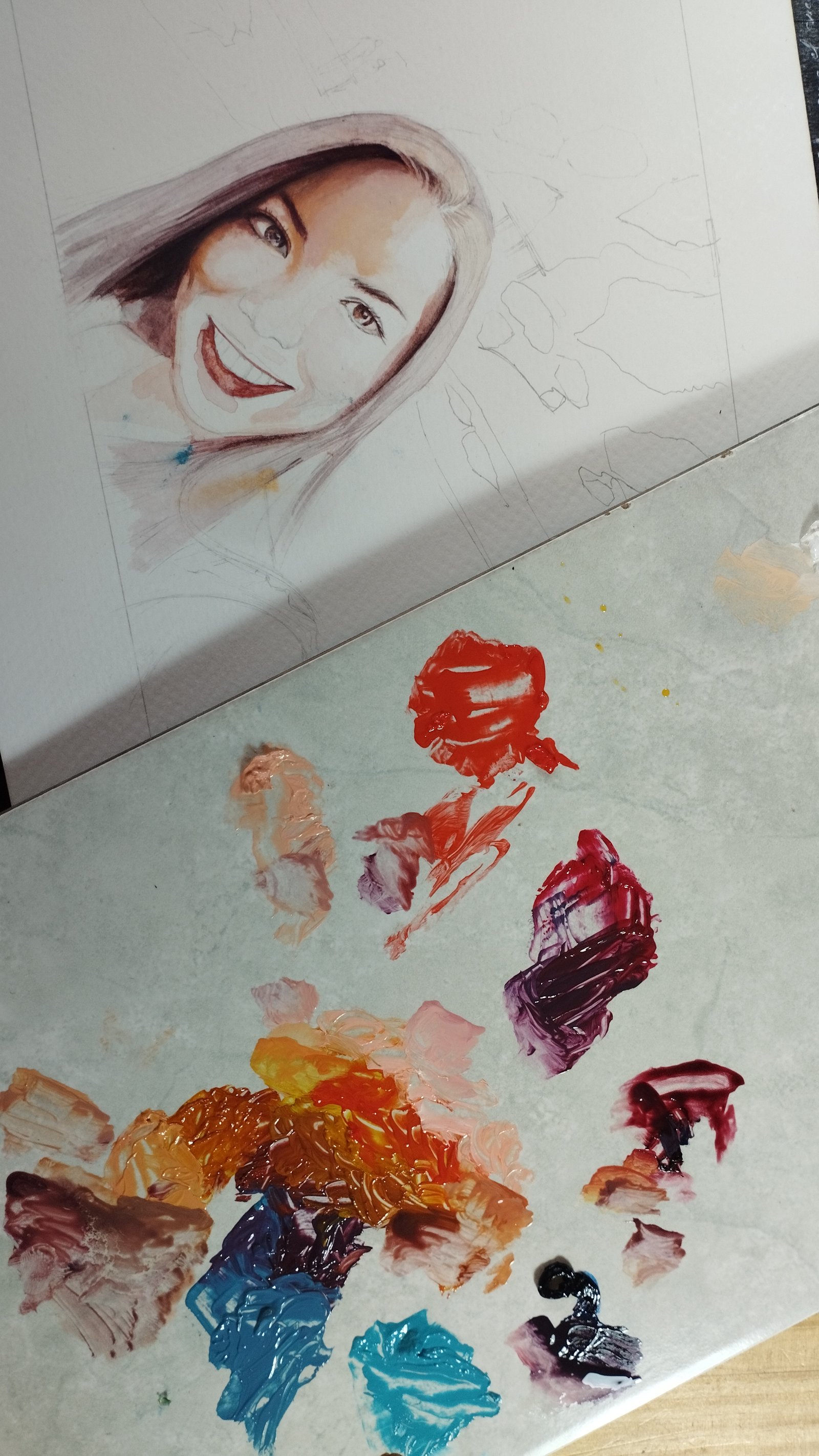 Hyperrealistic concept-art by MAURYARTE — Hyperrealistic concept-art by MAURYARTE — underdrawing exploration for ella-oleo