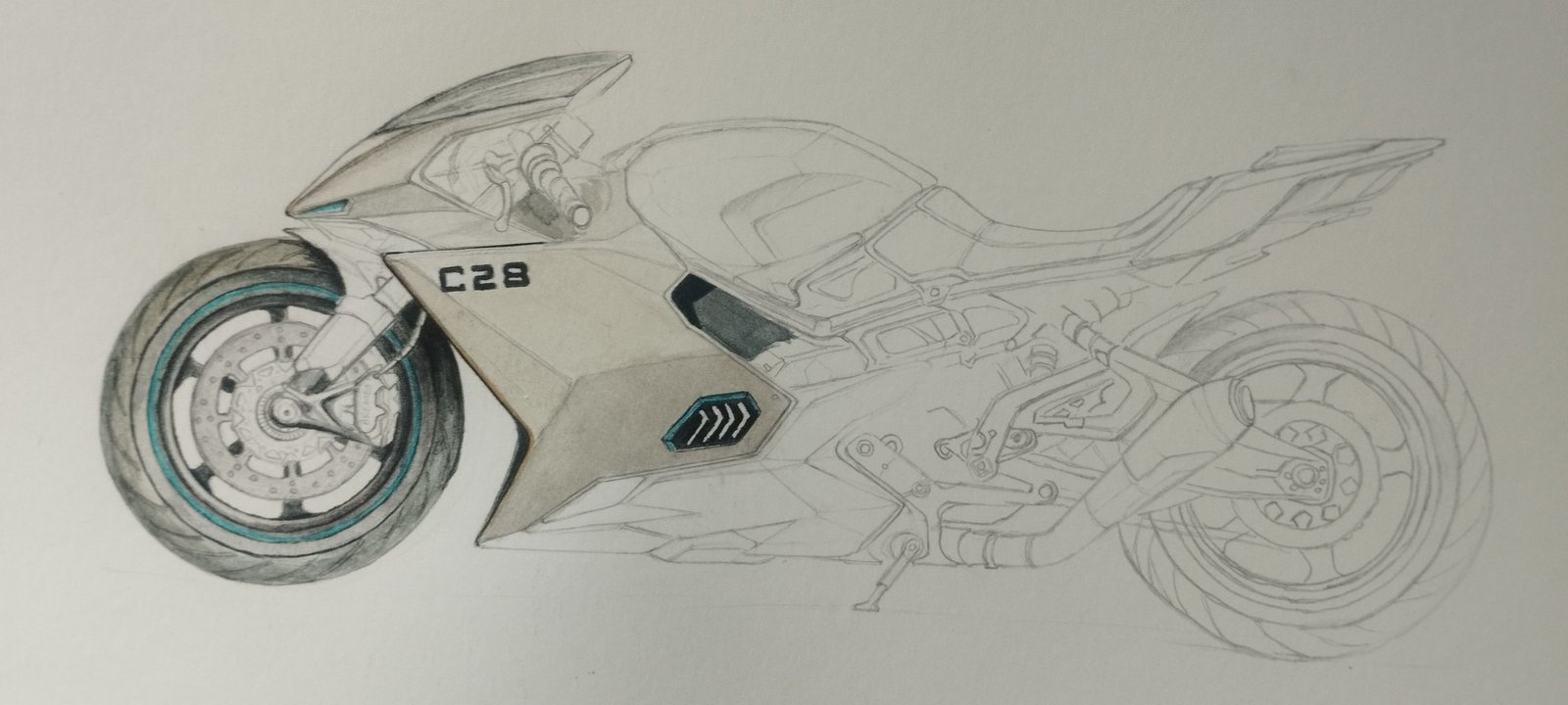 Hyperrealistic sci-fi-environment by MAURYARTE — Digital concept sketch exploring oasis cybernetic systems