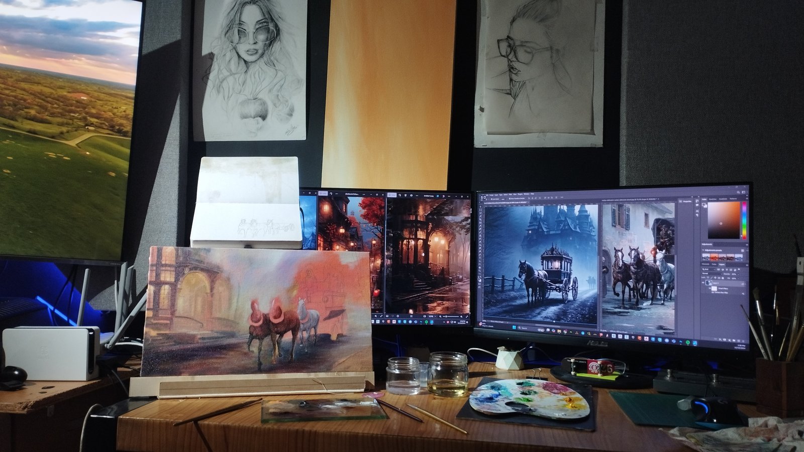 Hyperrealistic concept-art by MAURYARTE — Hyperrealistic concept-art by MAURYARTE — lighting exploration for nigh_cruzade