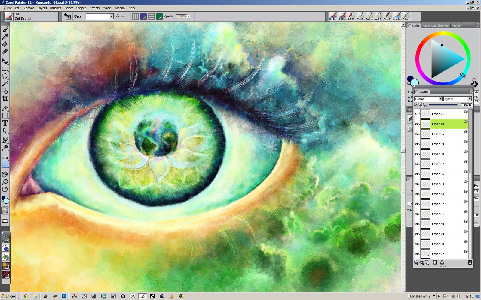 Hyperrealistic concept-art by MAURYARTE — Hyperrealistic concept-art by MAURYARTE — brushstroke texture exploration for the-eyes